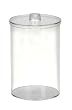 Sundry Jars, Unlabeled, Clear Plastic, One Each