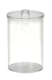 Sundry Jars, Unlabeled, Clear Plastic, One Each