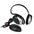 Wireless Behind-the-Head Stereo Headphones (Black/Silver)
