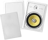 BIC VENTURI VK38W 8 3-WAY KEVLAR SERIES IN-WALL SPEAKERS WITH PIVOTING TWEETER