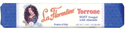 La Florentine Torrone Soft Nougat with Almonds 5.3 oz (150 g) by La Florentine