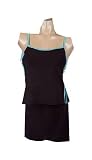 It Figures! Hip Hider Collection Mesh Accent 2-piece Skirtini Swimsuit RETAIL VALUE $98