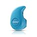 Newest Smallest Wireless Invisible Bluetooth Mini Earphone Earbud Headset Headphone Support Hands-free Calling For iPhone Samsung Xiaomi Sony Lenovo HTC LG and Most Smartphone. (Blue)