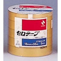 【クリックで詳細表示】ニチバン セロテープ セロテープ(大巻) 18mm×35M 5巻入り CT-18355P