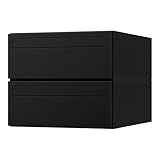 ナスタ:D-ALL　集合郵便受箱（屋内仕様）2戸用　前入後出 KS-MB6101P-2PK-BK