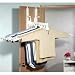 Hanging Garment Drying Rack Long (White) (34 hangers - 6)