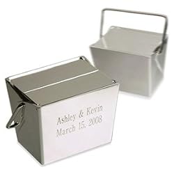 Engraved Silver Chinese Takeout Box