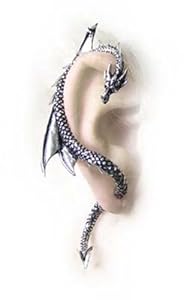 Alchemy Gothic Dragons Lure Earring for Right Ear (E274)