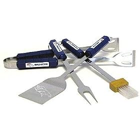 NFL Denver Broncos Barbecue Set by 