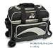 BSI Black 2 Ball Roller Bowling Bag Black/gray