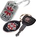 LIFETAG  Dog Tag & Key Chain Set