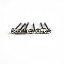 7 Pack-22G Surgical Steel Nose Studs: 5 Clear Crystal Studs-1 Ball Stud-1 Retainer-Hinged Gift Box