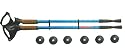 Nordic Walking Teleskop St&ouml;cke 65 cm - 138cm - blau
