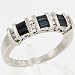 31Gaq4l8IfL. SL75  14K White Gold Sapphire Diamond Estate Ring