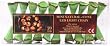 Green Natural Cone Mini LED String Light Chain (battery operated)