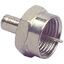75 Ohm F Terminator (4-Pack) for Cable TV Connections