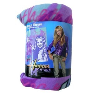 Sale Disney Hannah Montana Rock Star Fleece Throw Check Price