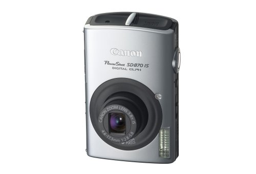 Canon PowerShot SD870IS 8MP Digital Camera with 3.8x Wide Angle Optical Image Stabilized Zoom (Black)