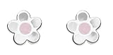 Kit Heath Sterling Silver 4E05Ps Ladies Pink Shell Studs