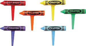 Crayola Crayon Cupcake Picks - Set of 12