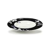 Mikasa Midnight Bloom 9-Inch Rimmed Soup Bowl