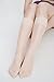 Women's 6 Pack Silky Sheer Knee High trouser socks reinforced toe