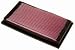K&N ENGINEERING 33-2059 Air Filter; Panel; H-1.125 in.; L-5.875 in.; W-10 in.;