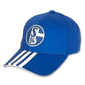 11-12 Schalke 04 3 Stripe Cap - Blue
