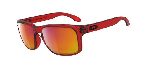 Oakley Holbrook Sunglasses Crystal Red / Ruby Iridium