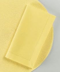 TAG Yellow Hemstitch Napkin
