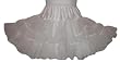 New White Knee Length Crinoline Slip ~ Perfect for Extra Fullness for Pageant & Flower Girl Dresses