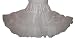 New White Knee Length Crinoline Slip Pageant Flower Girl