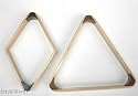 8 and 9 Pool Table Ball Rack Oak Finish - Billiards