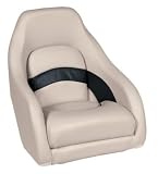 Wise Pontoon Captains Bucket Seat, Platinum/Jade/Tan