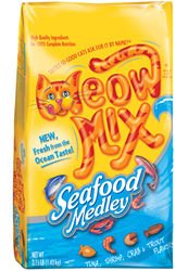 Meow Mix Seafood Medley Dry Cat Food (3.15-lb Bag)