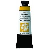 Daniel Smith Extra Fine Watercolor 15ml Paint Tube, New Gamboge