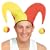 Novelty Fun Hats | Jester (multi peak with 2 balls)