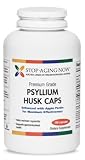 PSYLLIUM HUSK 700 mg with Apple Pectin - Premium Grade, High Fiber Formula | 180 Caps. Made in USA.