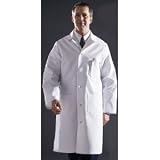 Coat, Lab, Men's, Wht, Full, Knot Button, 48