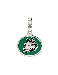 Wright State Collegiate Drop Charm Fits Most European Style Bracelets Including Chamilia, Zable, Troll and More. High Quality Bead in Stock for Fast Shipping.