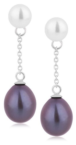 Valero Pearls pearls4girls Damen-Ohrstecker 925 Sterlingsilber S&uuml;&szlig;wasser-Zuchtperlen wei&szlig;  Preisvergleich