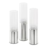 BLOMUS Windlichter - Set Faro H 19,21,23 c, Ø 5 cm Image du produit