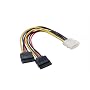 Connectland CL-CAB40021 Molex to SATA Power Cable by Connectland