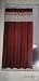 Burgundy Sexy with Emb' Fringe Showe Curtain + Vinly + Hook