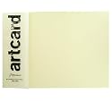 Paperchase 5 Sheets Of A3 Artcard. China White Design