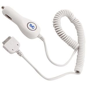 Apple iPhone/iPod HEAVY-DUTY Car Charger (White)