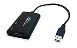 USB 2.0 to HDMI converter with Audio Support for Multiple Monitors. Connect your TVs or Monitors to your computer USB port - Supports Mirrored View, Extended View and Rotated screens