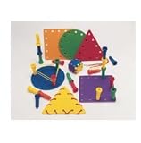 Lauri MULTI-ACTIVITY SHAPES 6 Shapes, 1 Game Die, 20 Pegs & 6 Laces