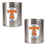 Tennessee Volunteers 2pc Stainless Steel Can Holder Set NCAA College Athletics