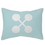 Applique Boudoir Pillow - Jack, Aqua